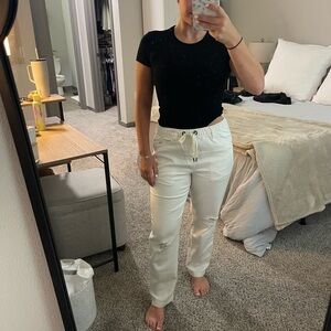 Aerie Drawstring Waist Jean